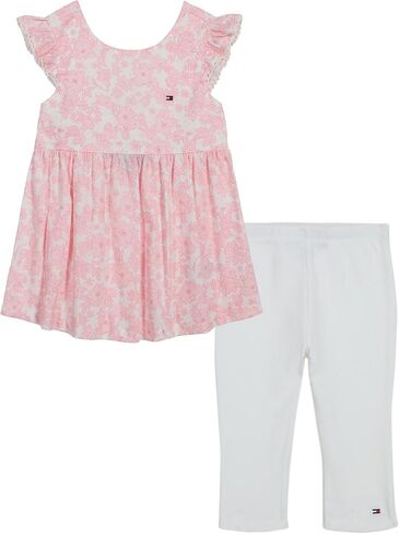 Tommy Hilfiger Baby Girls 2 Piece Tunic Capri Set in Saudi Arabia