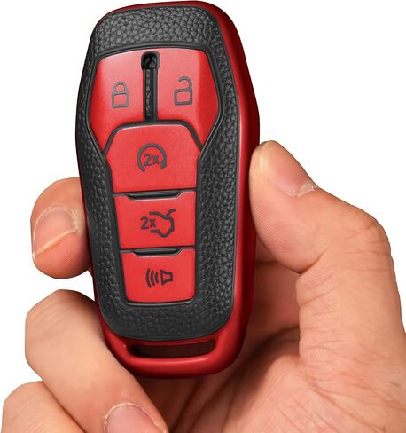 ELOHEI Soft TPU Car Key Fob Case Cover for Ford,Compatible with Ford F150 Explorer 2013-2016 Ford Fusion 2015-2017 Ford Mustang Edge Lincoln MKZ MKC MKX 5 buttons Smart Key in Saudi Arabia