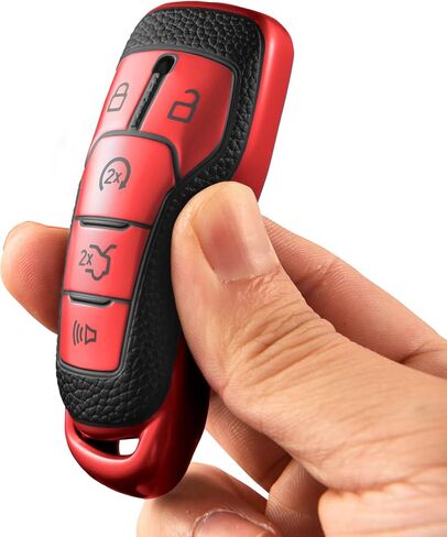 ELOHEI Soft TPU Car Key Fob Case Cover for Ford,Compatible with Ford F150 Explorer 2013-2016 Ford Fusion 2015-2017 Ford Mustang Edge Lincoln MKZ MKC MKX 5 buttons Smart Key in Saudi Arabia