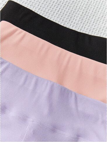 SweatyRocks Girl's 3 Piece High Waist Skinny Biker Shorts Seamless Workout Sports Legging Shorts in Saudi Arabia
