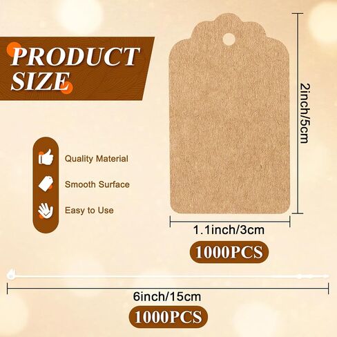 1000 Pieces White Marking Tags Jewelry Price Tags with 1000 Pieces Plastic Snap Locks White Display Tags for Pricing Shoes Clothes Gift Jewelry in Saudi Arabia