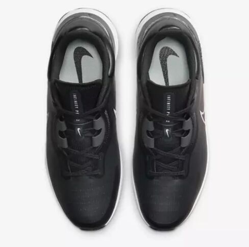Nike Infinity Pro 2 Golf Shoes Men's Wide Black White DM8449-015 (DM8449-015, US Footwear Size System, Adult, Men, Numeric, Wide, 11) in Saudi Arabia