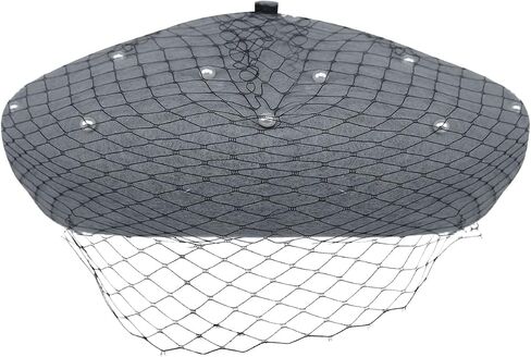 Berets Hat with Pearl French Beret Hats for Women Beret with Mesh Solid Color Hat for Winter Gift for Women in Kuwait