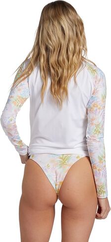 Billabong Women's Standard Core Long Sleeve Zip Front Rashguard in Saudi Arabia