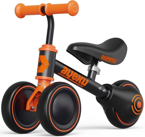 AyeKu Baby Balance Bike for 1 Year Old Boys Girls 12-24 Month Toddler Balance Bike, 4 Wheels Toddler First Bike, First Birthday Gifts in Kuwait