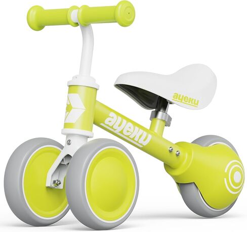 دراجة أطفال AyeKu، ألعاب لطيفة للأطفال الصغار من عمر 12 إلى 36 شهرًا، دراجة توازن للأولاد والبنات بعمر سنة واحدة لتدريب الطفل من الوقوف إلى الجري، أفضل الهدايا للأطفال في عيد ميلادهم بعمر عام واحد. in Kuwait