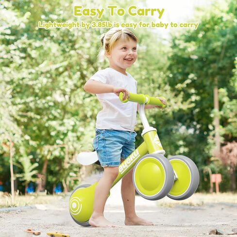 دراجة أطفال AyeKu، ألعاب لطيفة للأطفال الصغار من عمر 12 إلى 36 شهرًا، دراجة توازن للأولاد والبنات بعمر سنة واحدة لتدريب الطفل من الوقوف إلى الجري، أفضل الهدايا للأطفال في عيد ميلادهم بعمر عام واحد. in Kuwait