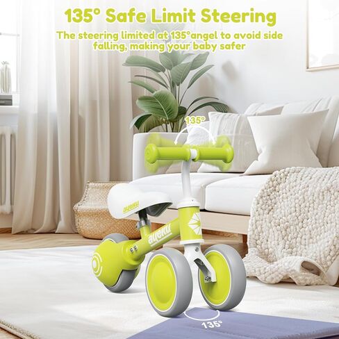 دراجة أطفال AyeKu، ألعاب لطيفة للأطفال الصغار من عمر 12 إلى 36 شهرًا، دراجة توازن للأولاد والبنات بعمر سنة واحدة لتدريب الطفل من الوقوف إلى الجري، أفضل الهدايا للأطفال في عيد ميلادهم بعمر عام واحد. in Kuwait