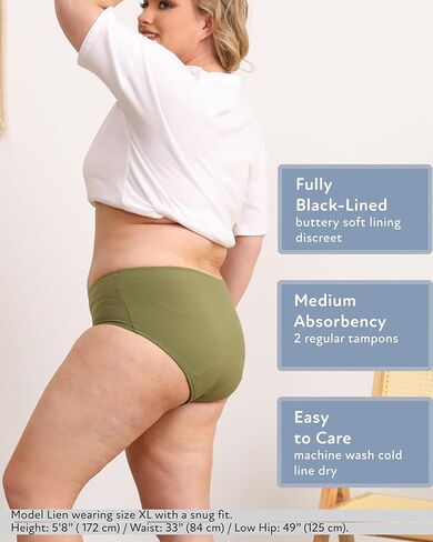 Period Swim Bottoms for Women and Teens, Medium Flow & Mid-rise, UPF50+ UV-A/UV-B Protection & Chlorine Resistant in Kuwait