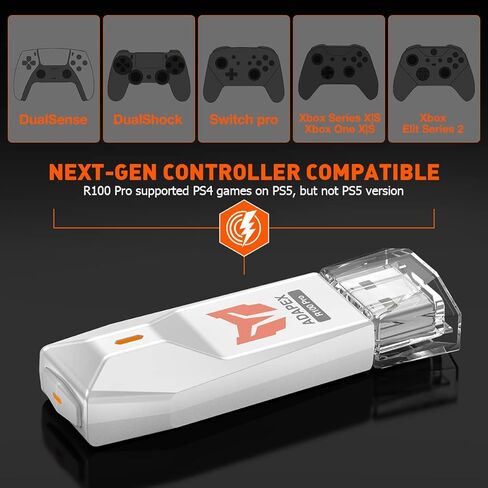 BIGBIG WON R90 Controller Adapter, Wired Controller Adapter with Controller Full Functions Support, Compatible with Xbox Series Controller, Switch, Windows, PS4, PS5(Supported PS4 Games) Controller in Saudi Arabia