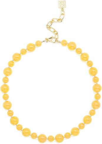 ZENZII Multi-size Glass Beaded Collar Necklace in Kuwait