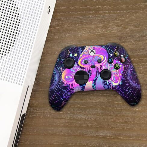وحدة تحكم لاسلكية مخصصة لـ Psychedelic Mushrooms لأجهزة Xbox من BCB. وحدة تحكم Xbox الأصلية متوافقة مع وحدة تحكم Xbox One / Series X & S. مخصصة مع طباعة نقل المياه (وليس الجلد) in Kuwait