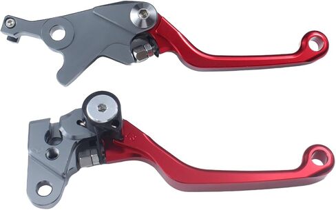 Motorcycle CNC Foldable Pivot Master Cylinder Clutch Brake Lever Handle for CRF150L CRF 150 L 2018 2019 2020 (L01R45red) in Saudi Arabia