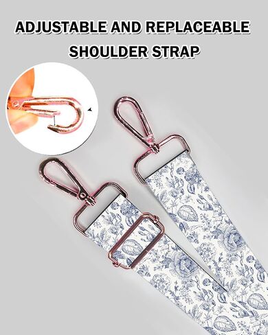 Purse Strap Replacement Crossbody, 1.5" Rose-Golden Buckle Wide Shoulder Strap Adjustable, Cute Handbag in Saudi Arabia