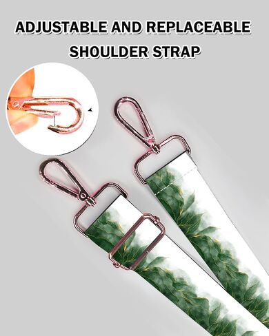Purse Strap Replacement Crossbody, 1.5" Rose-Golden Buckle Wide Shoulder Strap Adjustable, Cute Handbag in Saudi Arabia