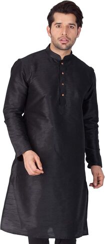 Elina fashion Men's Tunic Banglori Silk Kurta Pajama Set Indian Traditional Wear in Saudi Arabia