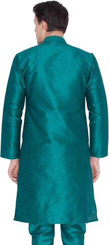 Elina fashion Men's Tunic Banglori Silk Kurta Pajama Set Indian Traditional Wear in Saudi Arabia
