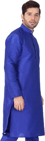 Elina fashion Men's Tunic Banglori Silk Kurta Pajama Set Indian Traditional Wear in Saudi Arabia