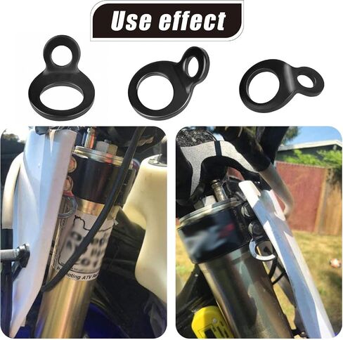10 PCS O-Ring Tie Down Anchor Hook, Multi-Purpose Stainless Steel Tie-Down Anchors Hooks for Garage, Workshop, Truck, Trailer, Golf Cart Hitch Accessories (Black) in Saudi Arabia