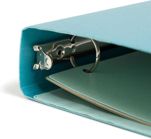 U Brands U-Eco Poly 1" Binder + 5 Tab Divider Set, 8.5'' x 11'', Ocean, Two-Pockets, Letter Size (6598U01-12) in Saudi Arabia