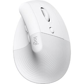 Logitech Lift Vertical Ergonomic Mouse, Wireless, Bluetooth or Logi Bolt USB Receiver, Quiet clicks, 4 Buttons, Compatible with Windows/macOS/iPadOS, Laptop, PC - Graphite (Renewed)