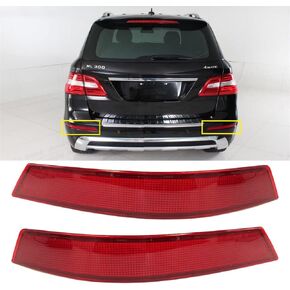 Right Rear Bumper Reflector Light For Benz W164 ML350 ML550 09-2011 Replacement # 1648201574,1648200374 (Reflective L+R)