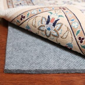 Non-Slip Area Rug Pad 2'x8', 1/3" Thick Dual Surface-Felt+Rubber. Premium Carpet Mat - Safe for All Floors and Finishes, Adds Comfort and Protection, Extra Strong Grip - Many Custom Sizes.