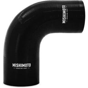 Mishimoto MMCP-R90-30325BK 90-Degree Silicone Transition Coupler, 3.00" to 3.25", Black