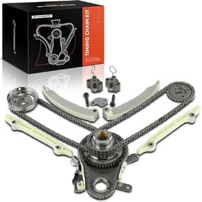 A-Premium 14PCS Engine Timing Chain Kit W/Sprocket & Tensioner & Guide Compatible with Ram 1500, Dakota & Jeep Grand Cherokee, Commande & Dodge Ram 1500, Durango, Dakota & Chrysler Aspen - V8 4.7L