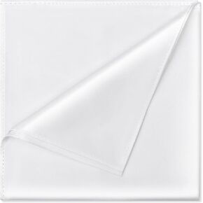 Satin Pocket Square for Men, Vegan Silk Suit Handkerchief 5 Piece Set