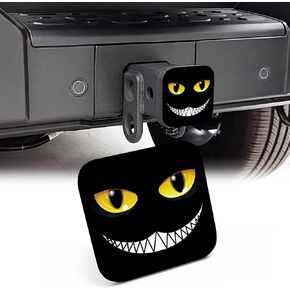 Trailer Hitch Cover, Blessed by God Spoiled by My Husband 2 Inch Hitch Plug Covers Hitch Cover Tube Rubber Towing, Square Receiver Plug Cap for Cars Suvs Trucks