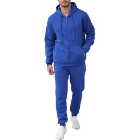 Men's Tracksuits 2 Piece sweatsuits Full Zip Hoodie Sweat suits Athletic Jogging long sleeve outfits for men