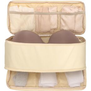 Cambond Travel Underwear Organizer Bag - Lightweight Bra Organizer Travel Bag Portable Expandable Compression Packing Organizer Bra Underwear Storage Bag Travel Essentials