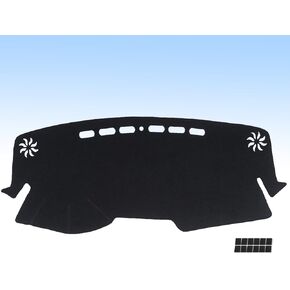 Dashboard Cover Flannel Dash Mat Custom Compatible with 2018 2019 2020 2021 2022 Toyota CH-R, Anti-Glare, Anti-Reflection, No Peculiar Smell