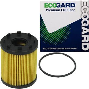 ECOGARD X6162 Premium Cartridge Engine Oil Filter for Conventional Oil Fits Fiat 500 1.4L 2012-2019, 500L 1.4L 2014-2020, 124 Spider 1.4L 2017-2020