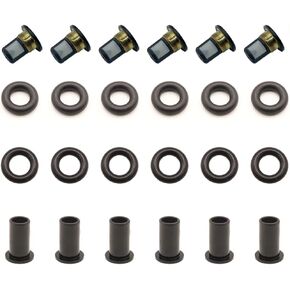 6pcs Fuel Injectors Seals Repair O-ring Kit for 16600-ED000 FBY1160 for Nissan Versa 1.6L 2009-2011