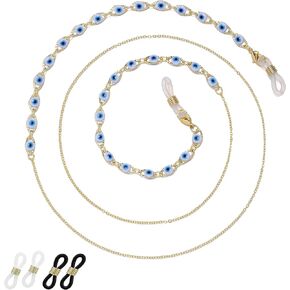 Glasses Chain for Women Eye Glasses Holders Around Neck 14K Gold Eyeglasses Strap Sunglass Chains for Women