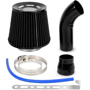 Cold Air Intake Pipe Alumimum 3'' Cold air Intake Filter Induction kit (Blue)