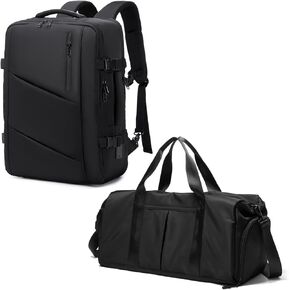 Victoriatourist Travel Backpack & Sports Gym Bag | Extra Large 40L Flight Approved Expandable Suitcase & Travel Duffel Bag with Shoes Compartment