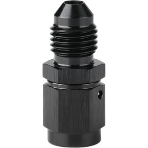 6AN Female Swivel to 8AN Male Flare Expander Fitting Adapter Aluminum Black