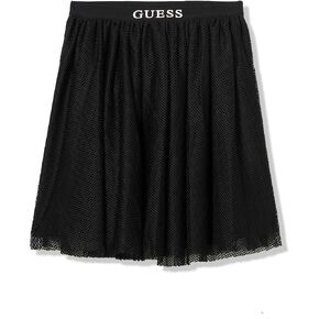 GUESS Girls' Stretch Net Midi Skirt