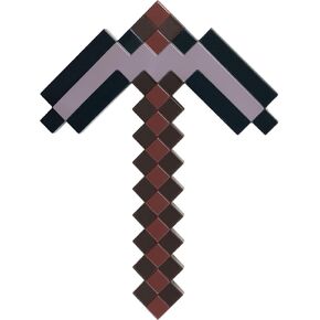 Disguise Netherite Pickaxe Costume Accessory, Official Minecraft Costume Gear for Kids, One Size