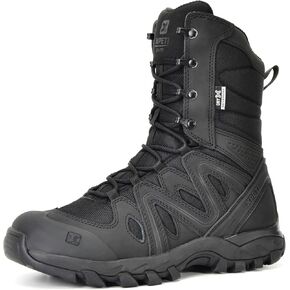 Men's X-FORCE 8'' Leather Military Boots Waterproof Tactical Boots