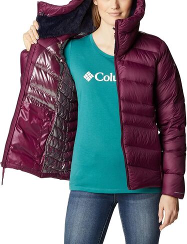Columbia Women's Autumn Park Down Hooded Jacket in Saudi Arabia