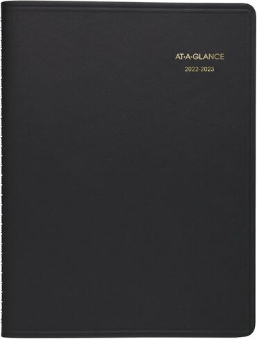 مخطط AT-A-GLANCE 2022-2023، كتاب المواعيد الأكاديمية الأسبوعية، 8-1/4 بوصة × 11 بوصة، كبير، أسود (7095705) in Saudi Arabia