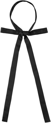 Allegra K Women's Long Self Tie Solid Color Ribbon Cosplay Elegant Neck Bowtie in Saudi Arabia