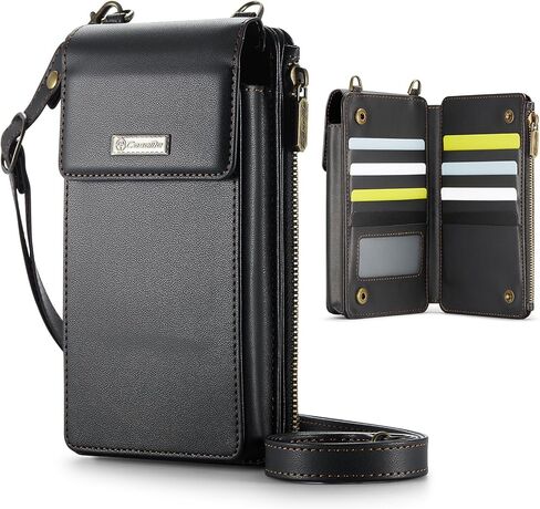 CaseMe Small Crossbody Cell Phone Bag for Women, RFID Blocking Shoulder Handbag Strap Wallet Purse with Card Slots in Saudi Arabia