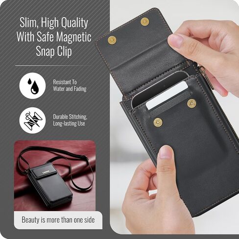 CaseMe Small Crossbody Cell Phone Bag for Women, RFID Blocking Shoulder Handbag Strap Wallet Purse with Card Slots in Saudi Arabia