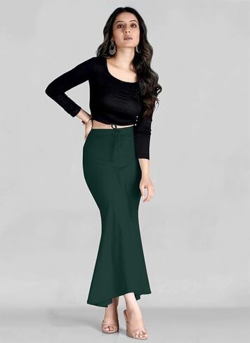 ZAQEZONE Women Blended Fabric Saree Shapewear Everyday Petticoat in Saudi Arabia