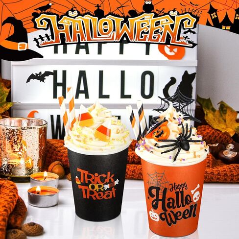 2 حزمة سقوط صينية ديكور مع أكواب كريمة مخفوقة صناعية ديكورات الخريف قطعة مركزية لطاولة الخريف ديكور المطبخ صينية اليقطين لتزيين رف الخريف ديكور مزرعة الخريف in Kuwait